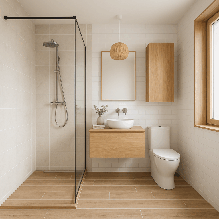 płytki łazienkowe w stylu skandynawskim